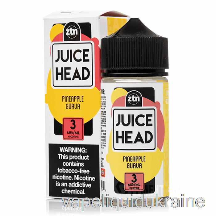 Vape Liquid Ukraine Pineapple Guava - Juice Head - 100mL 3mg